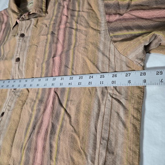 Tommy Bahama 100% Silk Hawaiian Shirt Button Up Short Sleeve Men's XXL Multicolo - Picture 4 of 11